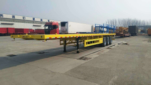 40 Ton Chassis Container 48 Ft Flatbed Trailer