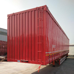 Dry Cargo 60t Storage Van Type Semi Trailer