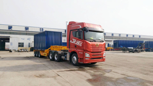 Heavy Duty Skeletal Gooseneck 40 Foot Container Trailer