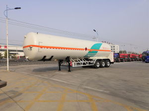 60cbm LNG Gasoline Industrial Gas Tank Trailers 