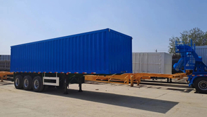  Tri-Axle 45 Tons Skeleton Container Semi Trailer 